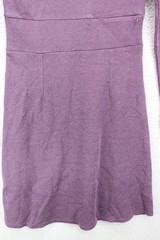 Horny Toad Long Sleeve Purple Midi Dress-Small-Very Soft-Ballet Wrap-Minimalist