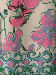 Lilly Pulitzer; SIZE LARGE; Johanna Sleeveless Coverup; Orchids On The Ave. EUC!