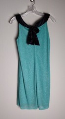EnFocus Studio Dazzling Aqua Shimmer Cocktail Y2K Dress 8