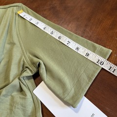 NEW Lululemon Cotton Wrap-Front T-Shirt Dress Pima Cotton Olive Green Women’s 4