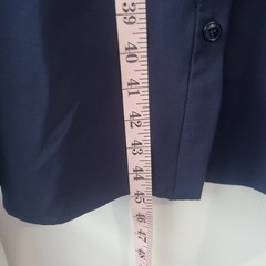 Collectif London Blue Button Front Midi Dress Sz10 Preppy Office Siren Church