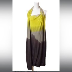 MAX MARA MAXMARA Gradient One Shoulder Ombré Dress Size 44 US 10 Med / Large