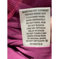 Keepsake The Label Open Back Mini Dress Womens Small Fushia Party Criss Cross