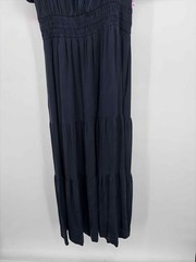 Pre-Owned Quince Navy Size Small Maxi Short Sleeve Dress