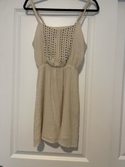 Lucca Couture Women&rsquo;s Beige Baby Doll Dress