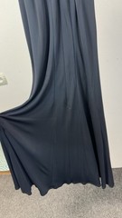 Blumarine 1999 Floral Tulle Black Long Dress Size 40 IT