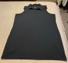 D & Co. Essentials brand Black 3XL Sleeveless Dress 95% Cotton 5% Spandex Blend