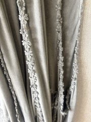 POL 3 Button Open front dress, Duster, Size small, lace insert Wear open or Clad