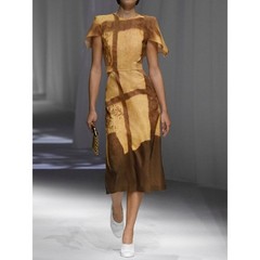 NWT Fendi Sunset Shade Pisces Dress S/S 2021 Runway Size IT 36 US 0 NEW