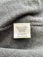 EILEEN FISHER 100% Merino Wool Long Sleeve Sweater Dress Gray size Medium