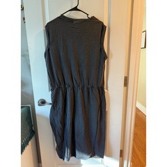 City Chic Ivy Wash Black Acid Ruched Mini Dress NWT Plus Size Sleeveless