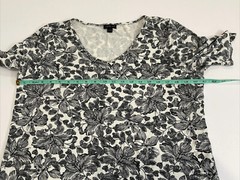 J. Jill Size Large Wearever Collection Floral Dress Rayon Lycra Spandex