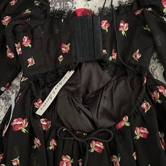 For love and lemons wren floral embroidered long sleeves dress Mar Sale