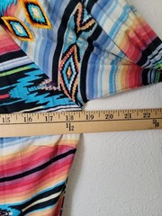 Vintage Collection Southwestern Aztec Dress XL Embroidered Sarape Maxi Boho