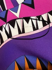 EMILIO PUCCI Sleeveless Multicoloured Wave-Print Tunic Dress- Size S/M IT 42
