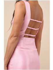 Lulus Sophisticated Selection NWT size XS Pink Sleeveless Backless Mini Dress