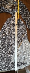 Abercrombie & Fitch Puffed Long Sleeve “O” Ring Cutout Maxi PrintDress L ,NWOT