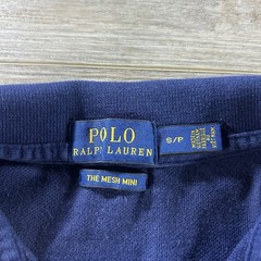 Polo Ralph Lauren Small Mesh Mini Dress Navy Blue Preppy Nautical Classic