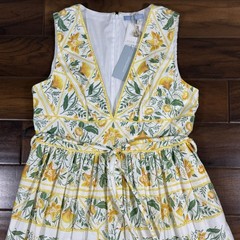 Antonio Melani X Style By Simkins Size 14 Yellow Floral Hannah Maxi Dress