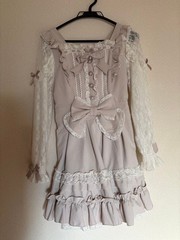 LIZ LISA Tiara Ribbon Tiered Dress 6145