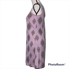 Pink Republic sz small junior’s solid strappy trapeze dress lilac paisley print