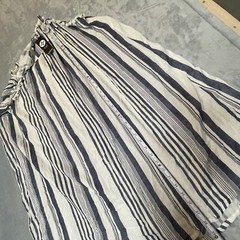 New Boohoo Spaghetti Strap Black White Stripe Sz 20 Midi Swing Dress Boho Soft