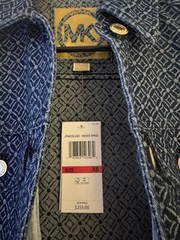 michael kors denim dress xs NWT