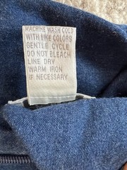 Christopher & Banks Medium Denim Long Jumper/Sleeveless Dress with Wrap Skirt
