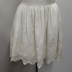 Jack Wills Eyelet Embroidered Fit & Flare Mini Dress Women&rsquo;s Size 4
