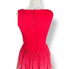 Collectif x ModCloth Candice London Border Print Fit and Flare Retro Dress Small