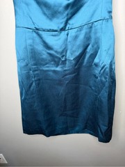 NWT Banana Republic Strapless Satin Aquamarine Mini Dress Size 8