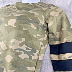 Love,Fire Dress Camo Small Long Sleeve Shirt Camouflage Tunic Military Grunge
