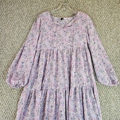 Dazy Dress Womens Medium Long Sleeve Floral