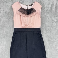 The Limited Dress Womens 10 Victorian Coquette Lace Ruffle Feminine Career New