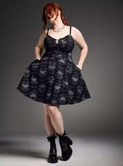 Torrid Nightfall Corset Mini Dress Moth NWT New 0X