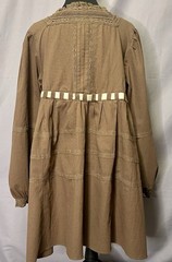Free People Short Cotton Brown Dress, M, Side Pockets, New With Tags