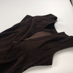 Eddie Bauer 16 Shift Corduroy Women&rsquo;s Above Knee Dress Brown MINT