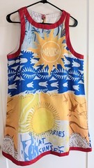 Celestial One Size M-L g Shift A-Line Tank Dress Beach Pool Tropical Coverup