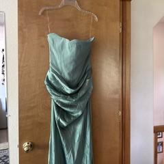 HOUSE OF CB &lsquo;Persephone&rsquo; Jade Strapless Corset MaxiDress Size L-US8-10 Cup D