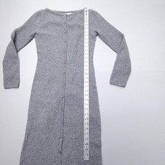 Abercrombie & Fitch Merino Wool Blend Ribbed Cardigan Sweater Dress Size Small