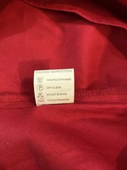 Wedtrend Womens Dress Medium Red Dressy Wide Collar Fit & Flare Buttons
