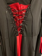 Plus Size Red Gothic dress Women Costume Vampire Goth Women 3XL