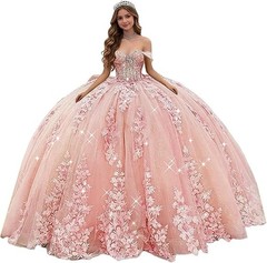 Quinceanera Dresses Sweet 15 / Sweet 16 Ball Gowns 3D Flowers