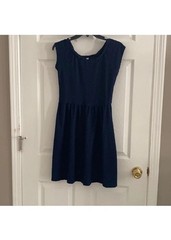 Size medium navy blue midi dress