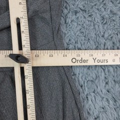 Heatherly Dress Womens Medium Gray Sonia Faux Wrap Asymmetrical Knit NWT