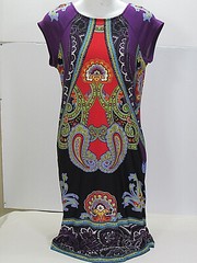 Snap Brand L [ 34in Bust 32W 40in Hips 34L ] Short Dress Multicolored.