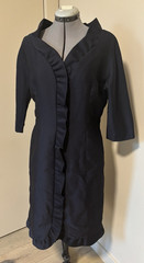 Samuel Winston by Roxane Maison Annette Baltimore Vintage Navy Coat 33 in Chest