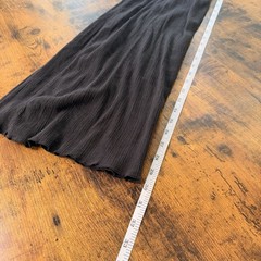 Sand N Sun Black Smocked Tie Strap Midi Dress Boho Y2K Beach Cover M Vacation