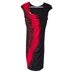 Rampage Y2K Black Blood Red Goth Grunge Dress Horror Large Halloween Witchy