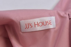 JJ&rsquo;s House Dress Womens 6 Blush Pink Chiffon V Neck A Line Maxi Formal Gown